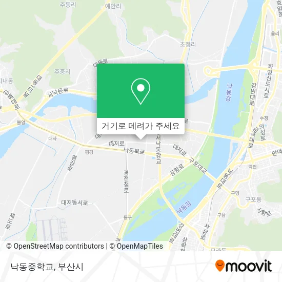 낙동중학교 지도