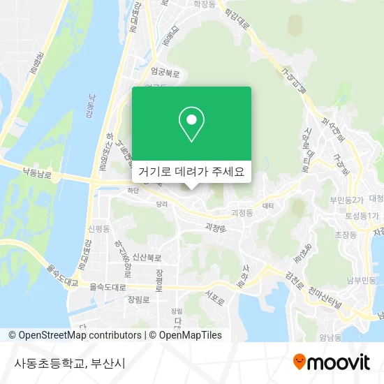사동초등학교 지도