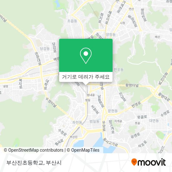 부산진초등학교 지도