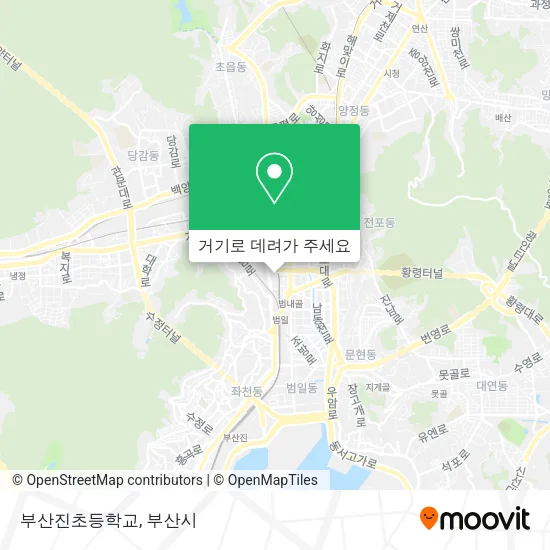 부산진초등학교 지도