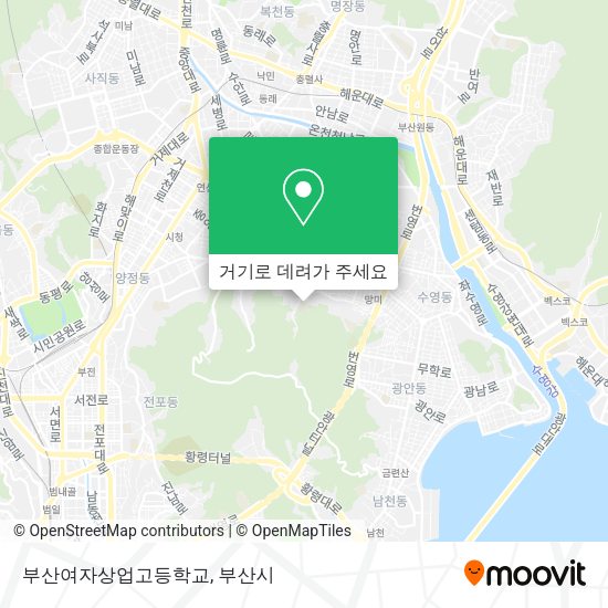 부산여자상업고등학교 지도