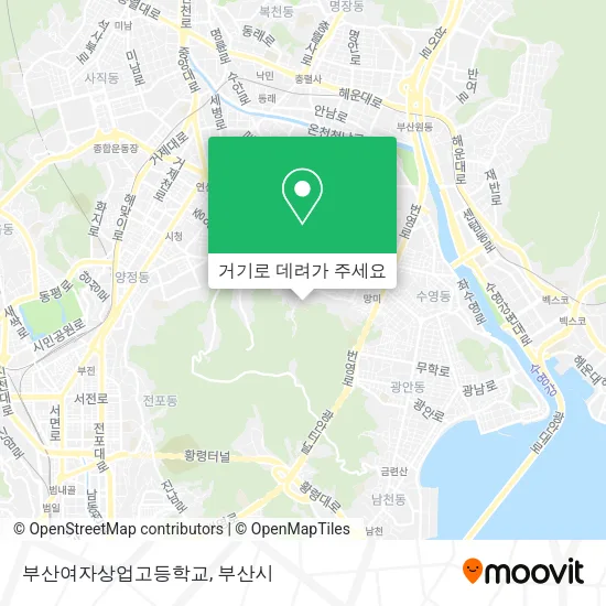 부산여자상업고등학교 지도