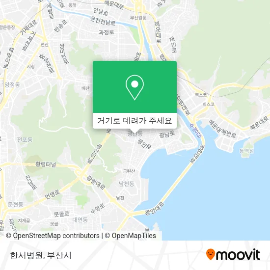 한서병원 지도