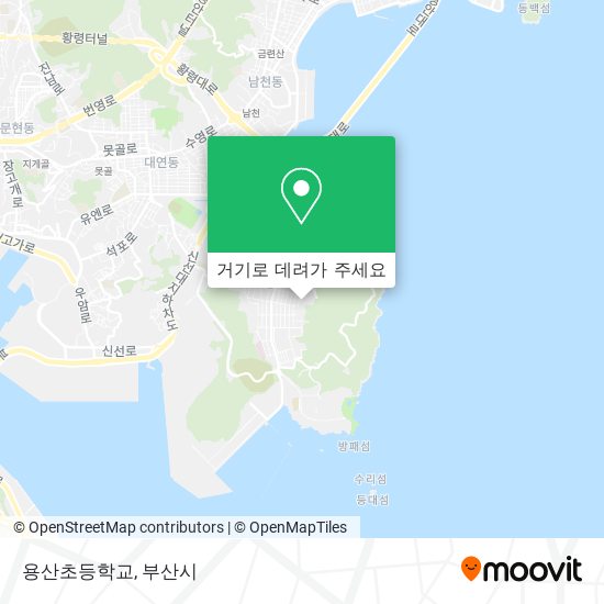 용산초등학교 지도