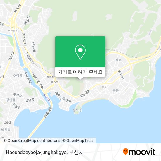 Haeundaeyeoja-junghakgyo 지도