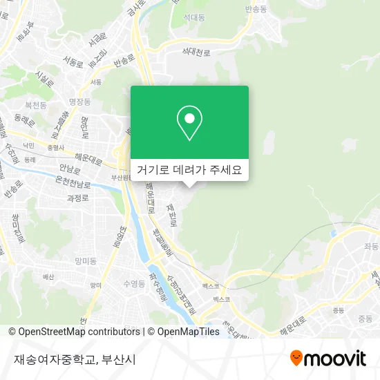 재송여자중학교 지도
