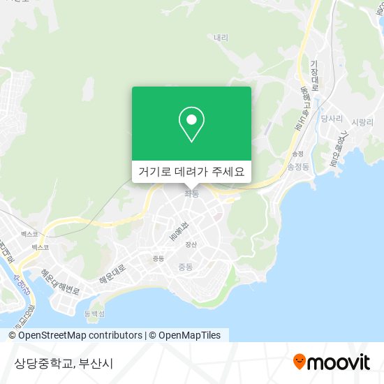 상당중학교 지도