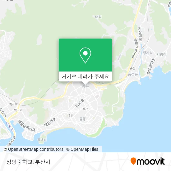 상당중학교 지도
