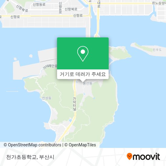 천가초등학교 지도