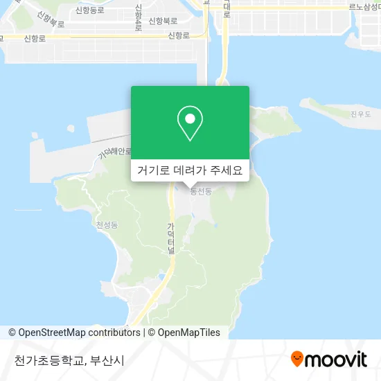 천가초등학교 지도