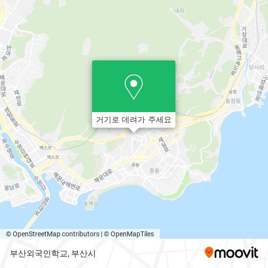 부산외국인학교 지도