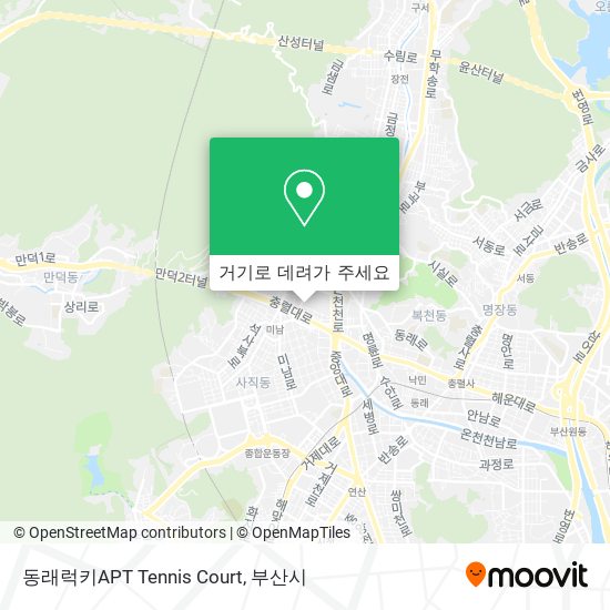 동래럭키APT Tennis Court 지도