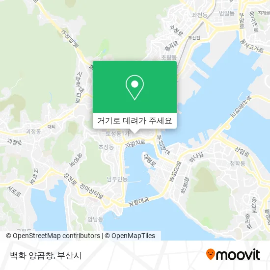 백화 양곱창 지도