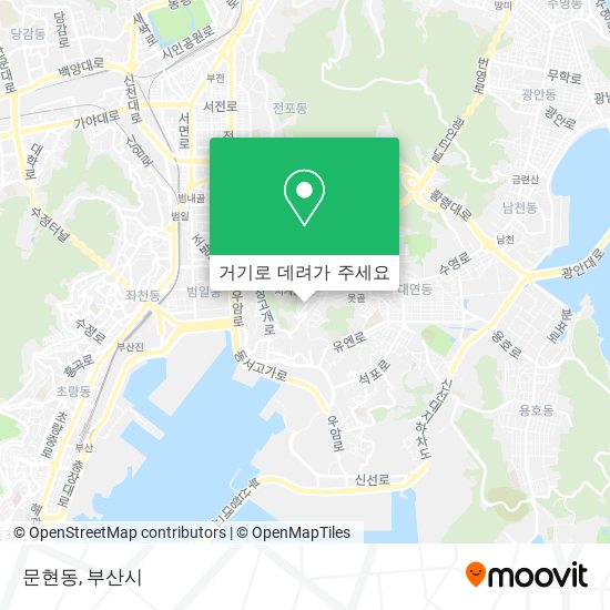 문현동 지도