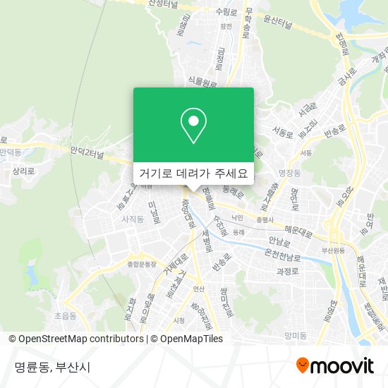 명륜동 지도