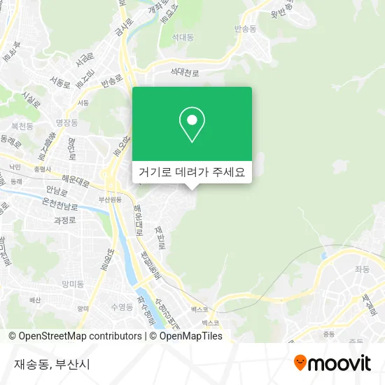 재송동 지도