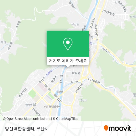 양산역환승센터 지도