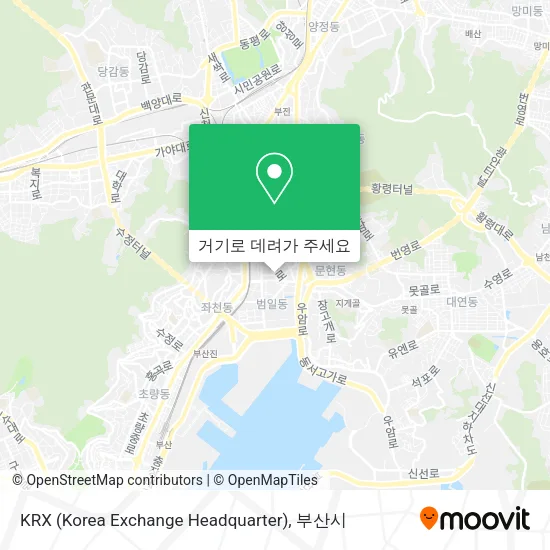 KRX (Korea Exchange Headquarter) 지도
