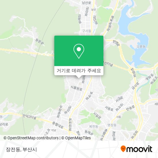 장전동 지도