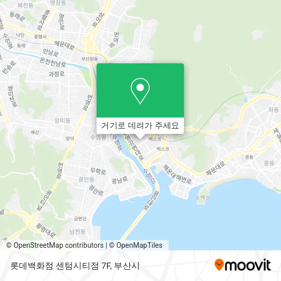 롯데백화점 센텀시티점 7F 지도