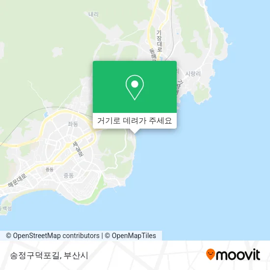 송정구덕포길 지도