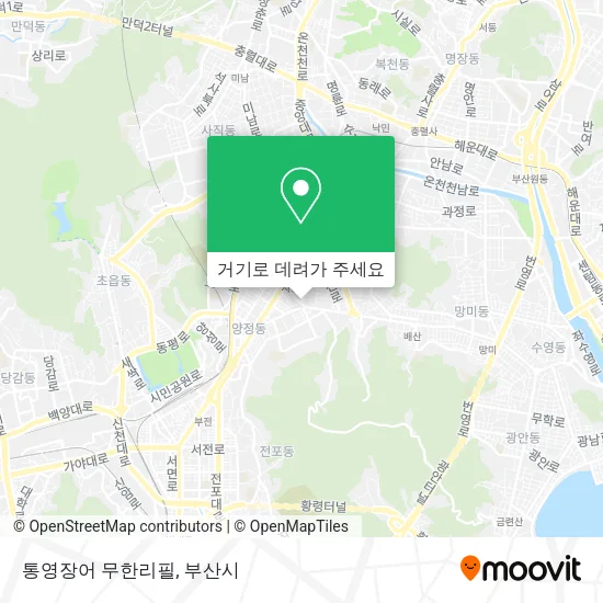 통영장어 무한리필 지도