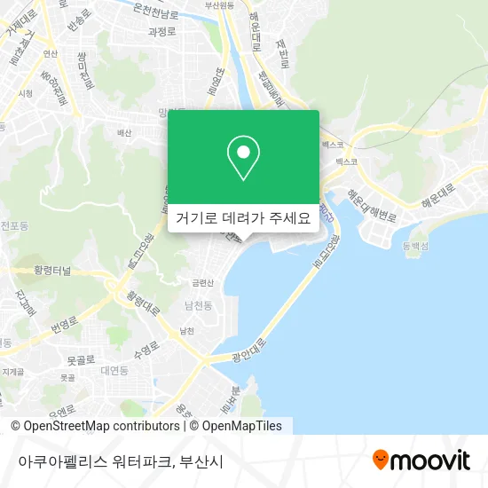 아쿠아펠리스 워터파크 지도