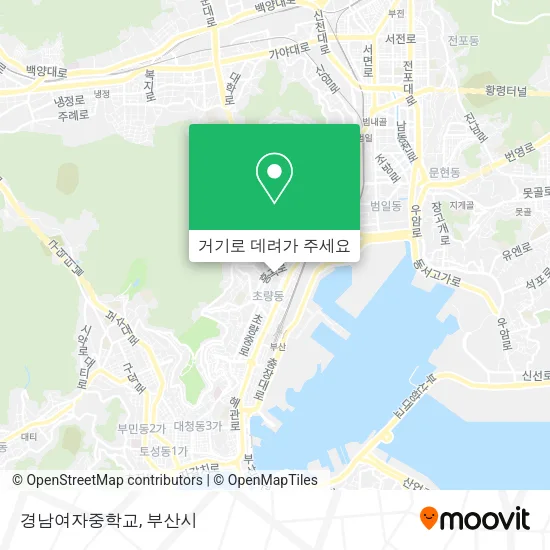 경남여자중학교 지도