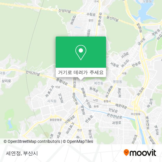 세연정 지도