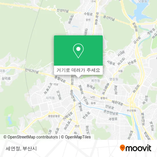 세연정 지도