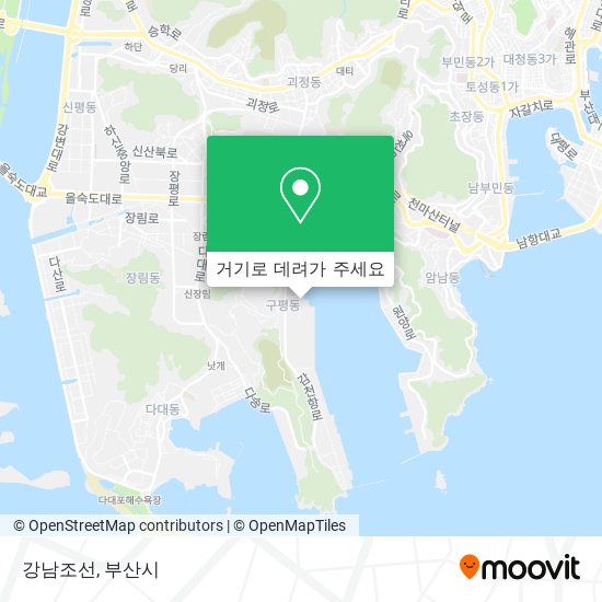 강남조선 지도