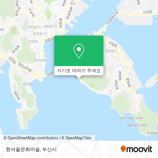 흰여울문화마을 지도