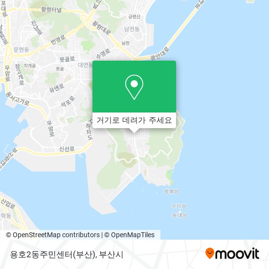 용호2동주민센터(부산) 지도