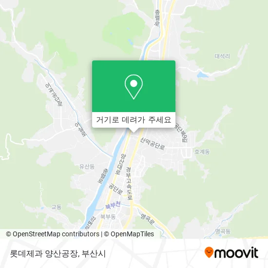 롯데제과 양산공장 지도