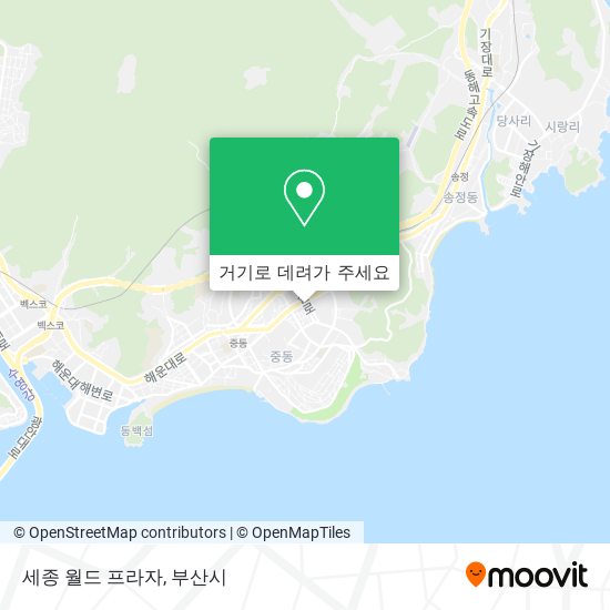 세종 월드 프라자 지도