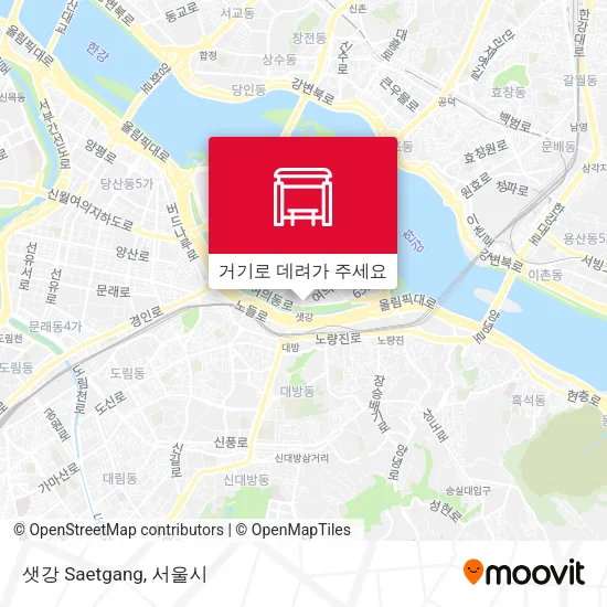 샛강 Saetgang 지도