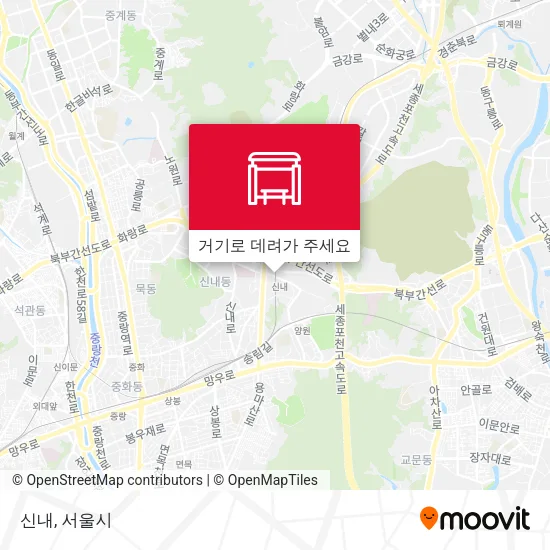 신내 지도