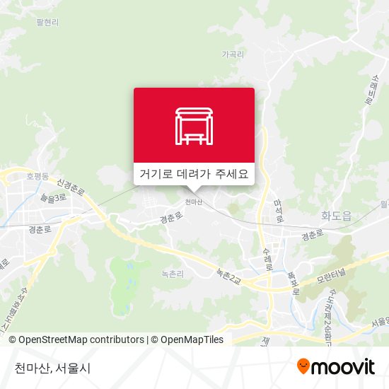 천마산 지도