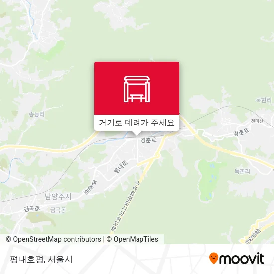 평내호평 지도