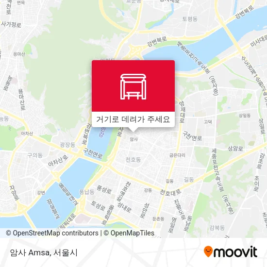 암사 Amsa 지도