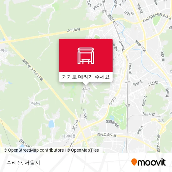 수리산 지도