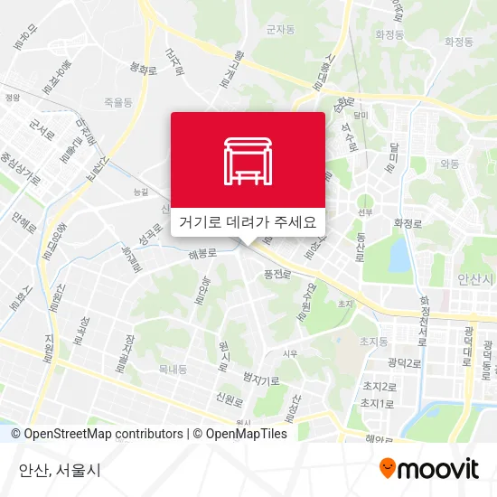 안산 지도