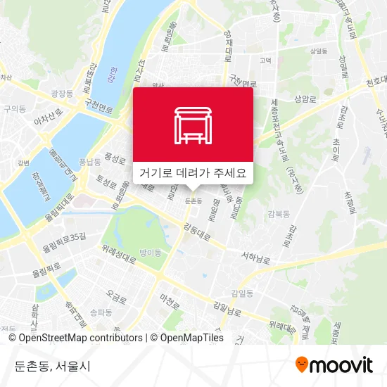 둔촌동 지도