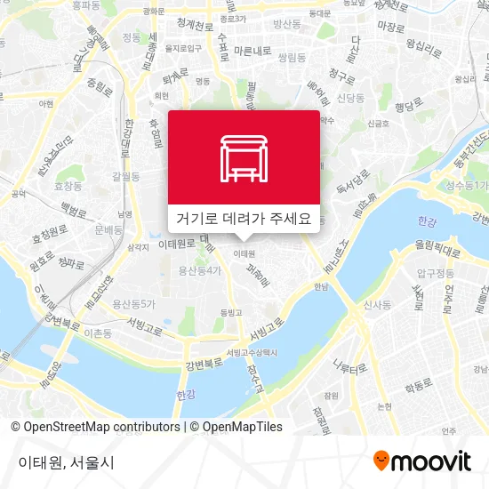 이태원 지도