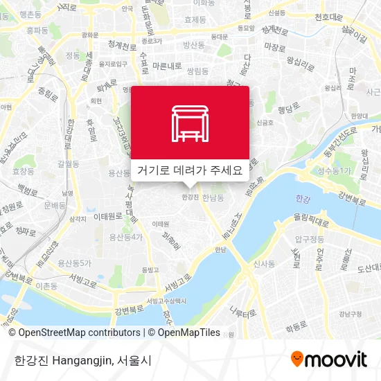 한강진 Hangangjin 지도