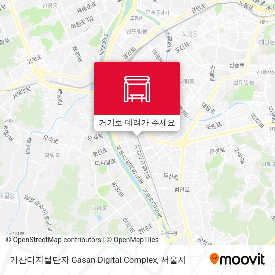 가산디지털단지  Gasan Digital Complex 지도