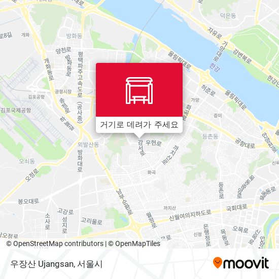 우장산 Ujangsan 지도