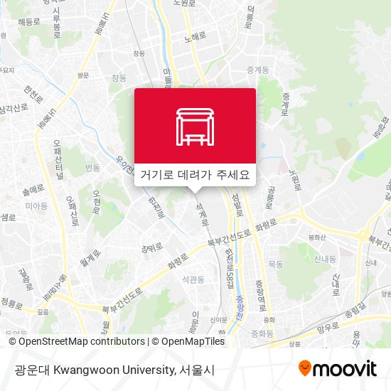 광운대 Kwangwoon University 지도