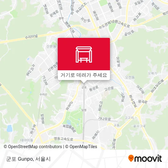군포 Gunpo 지도