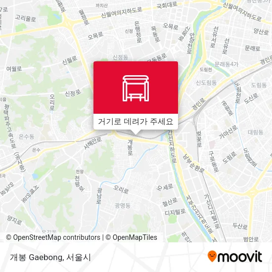 개봉 Gaebong 지도